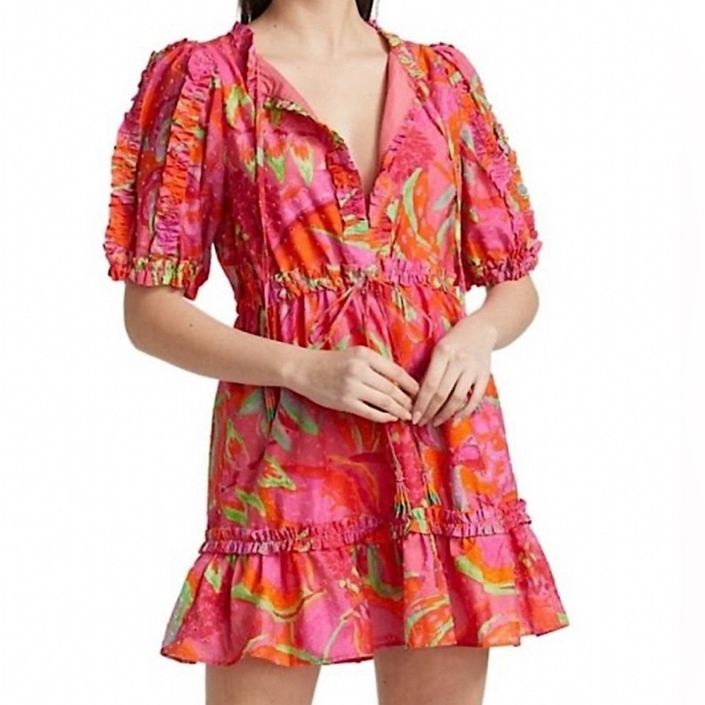 FARM Rio “Fruit Brush” Mini Dress | Size S | Excellent Condition
